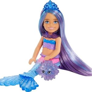Barbie Mermaid Power Chelsea Mermaid Doll (Blue & Purple Hair)